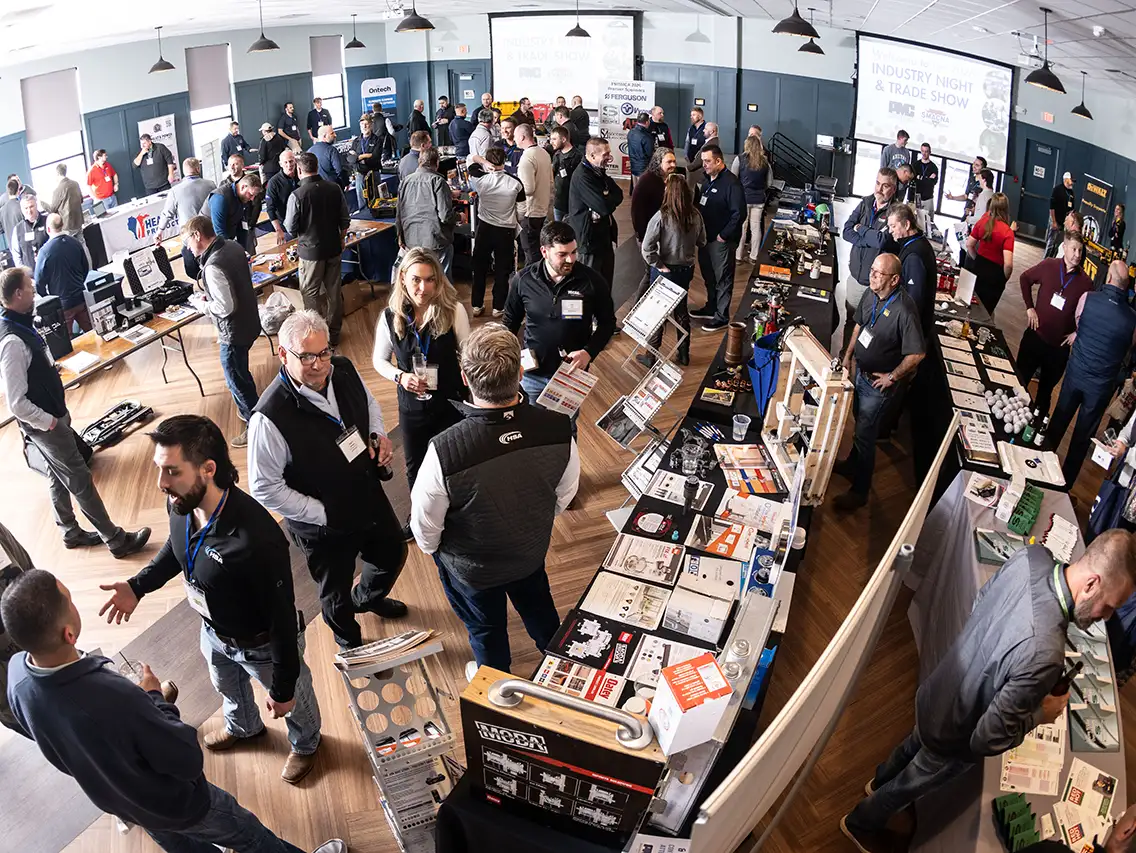 Trade Show floor at Industry Night 2026